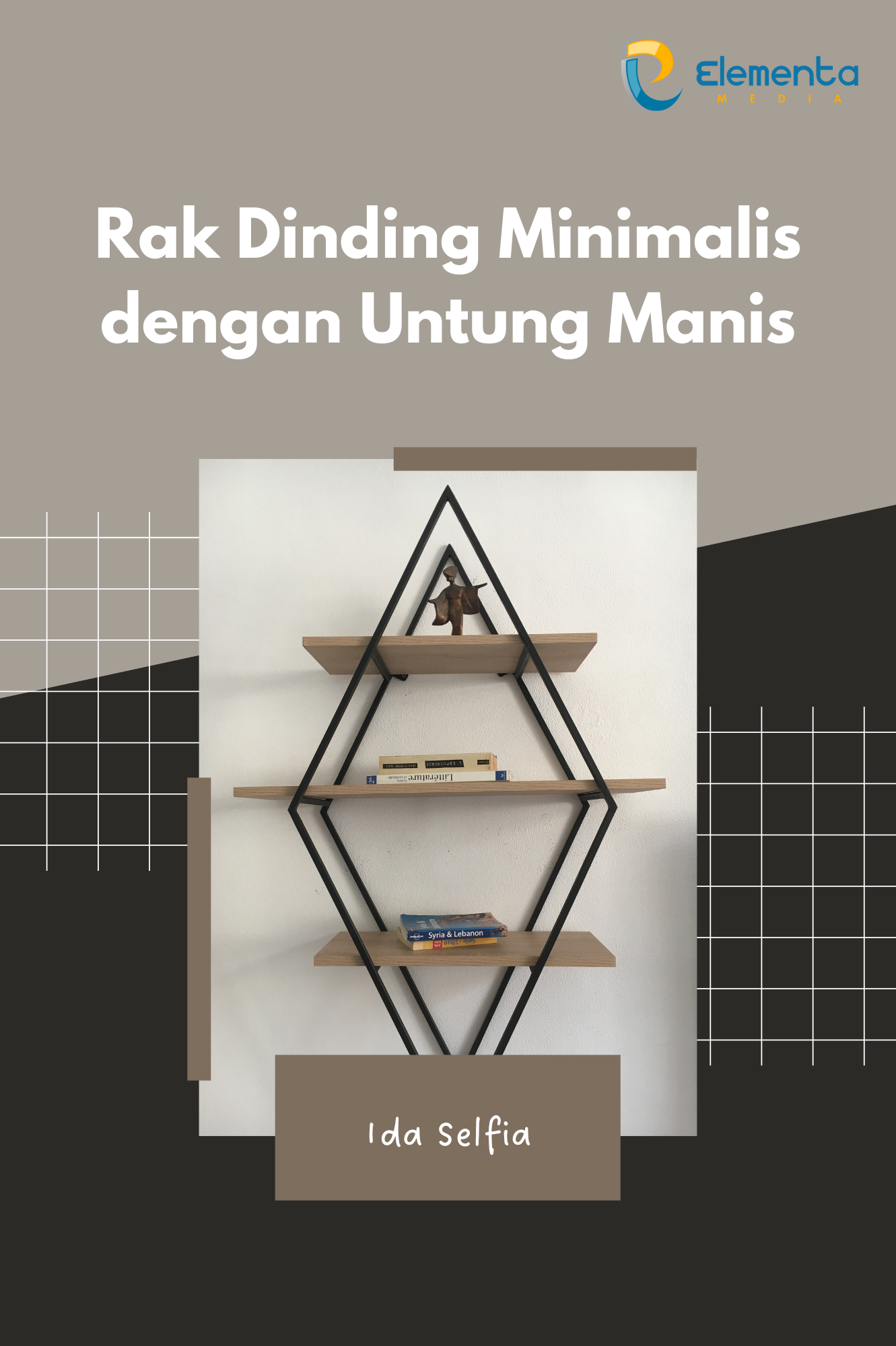 Rak dinding minimalis dengan untung manis