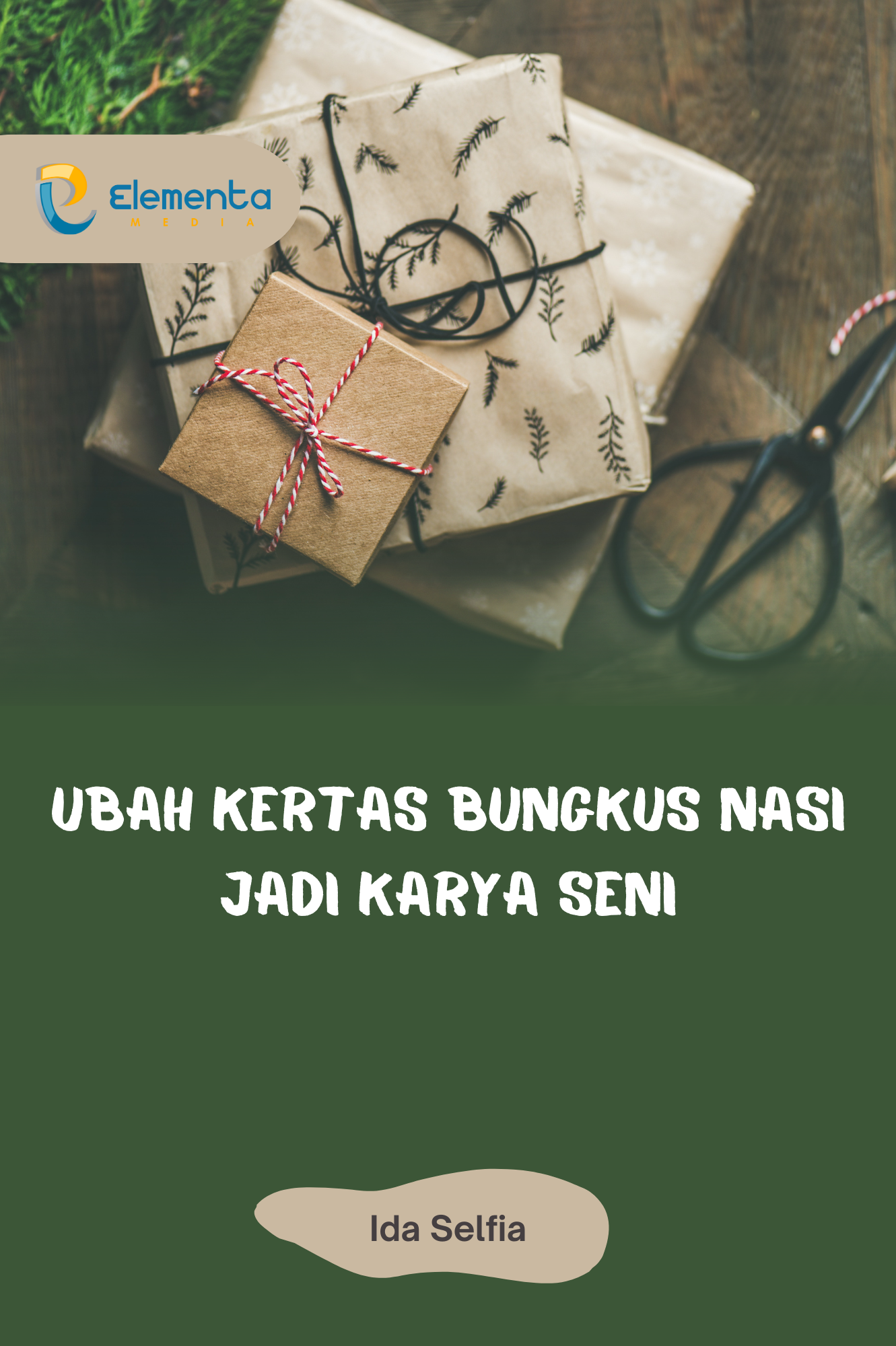 Ubah kertas bungkus nasi jadi karya seni