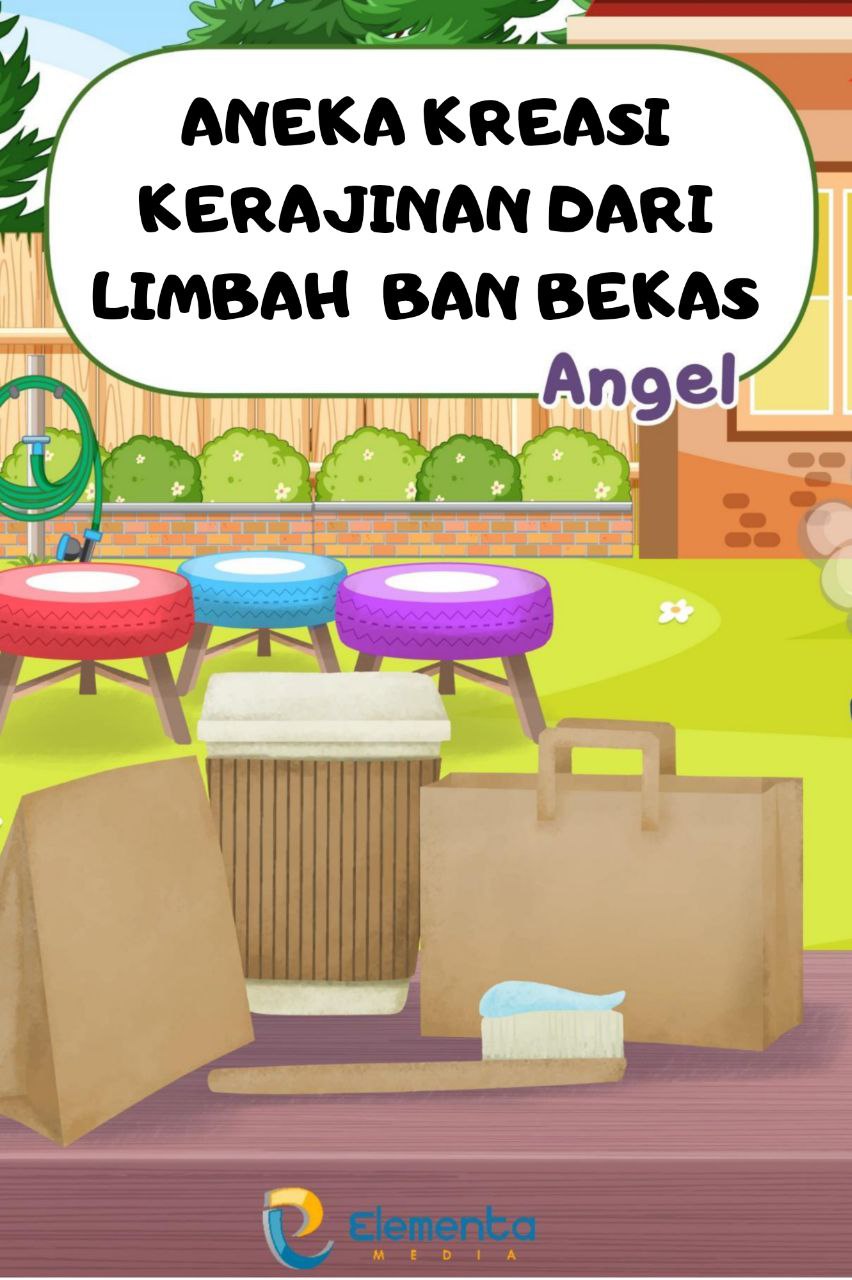 Aneka kreasi kerajinan dari limbah ban bekas